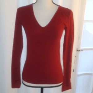 Express Red Spandex Blouse